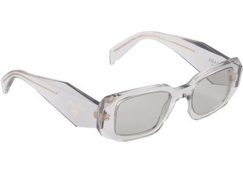 Prada Grey Clear Wrap 'Symbole' Sungl